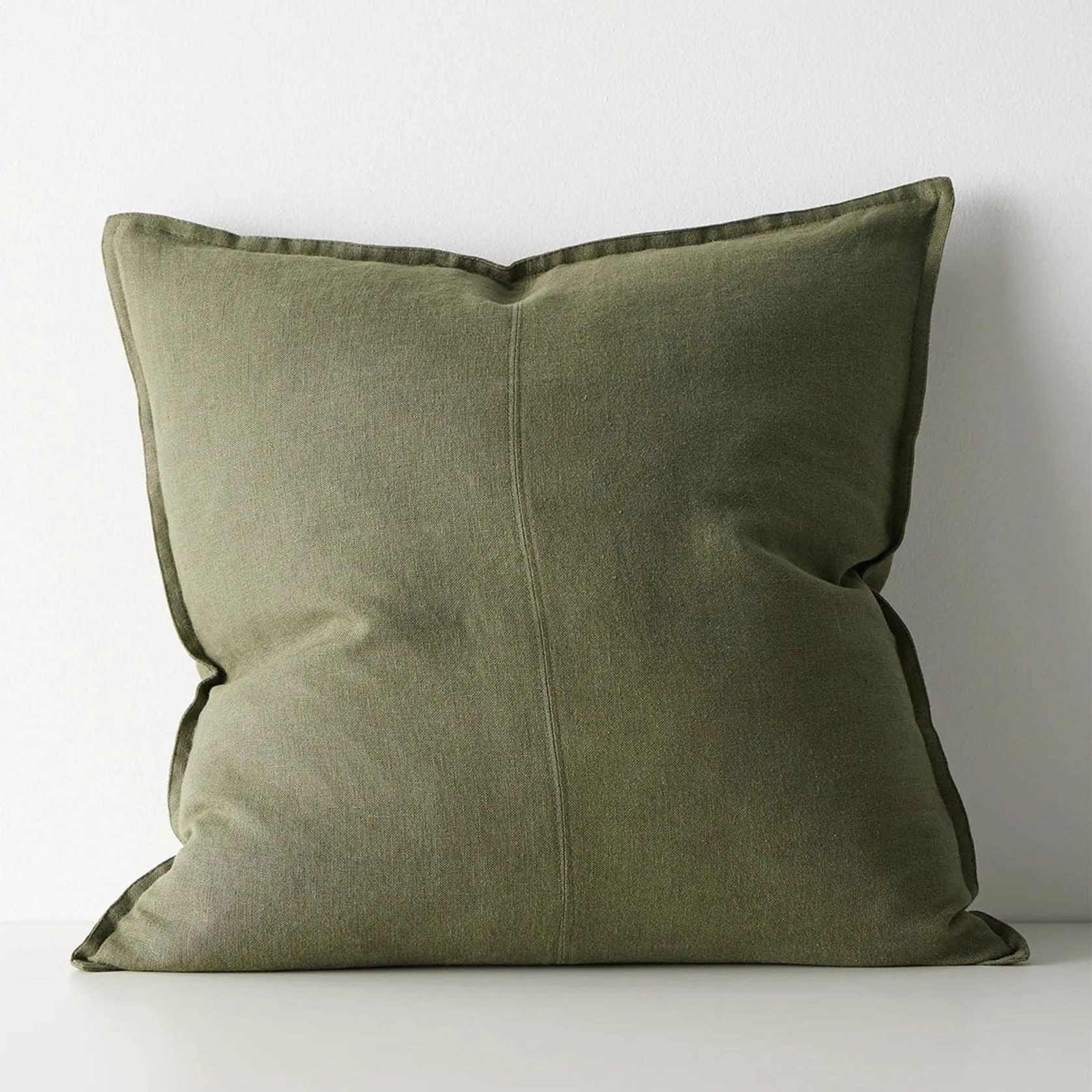 Weave European Linen Como Cushion - Jungle | Three Sizes gallery detail image