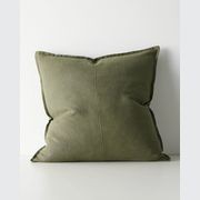 Weave European Linen Como Cushion - Jungle | Three Sizes gallery detail image