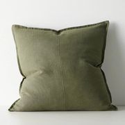 Weave European Linen Como Cushion - Jungle | Three Sizes gallery detail image