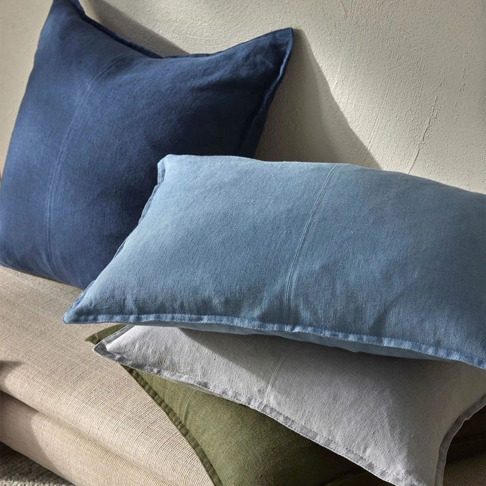 Weave European Linen Como Cushion - Jungle | Three Sizes gallery detail image