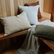 Weave European Linen Como Cushion - Jungle | Three Sizes gallery detail image