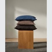 Weave European Linen Como Cushion - Mocha | Three Sizes gallery detail image