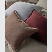 Weave European Linen Como Cushion - Mocha | Three Sizes gallery detail image