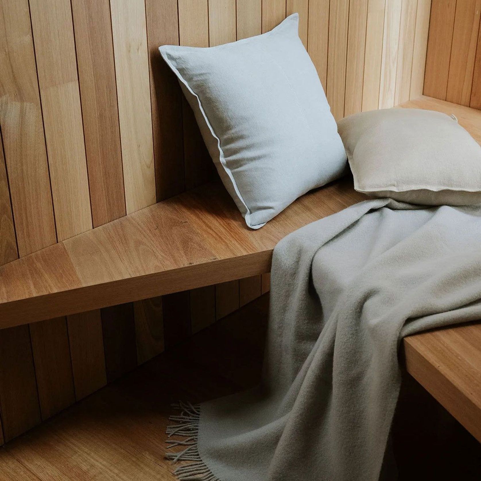 Weave European Linen Como Cushion - Oatmeal | Three Sizes gallery detail image