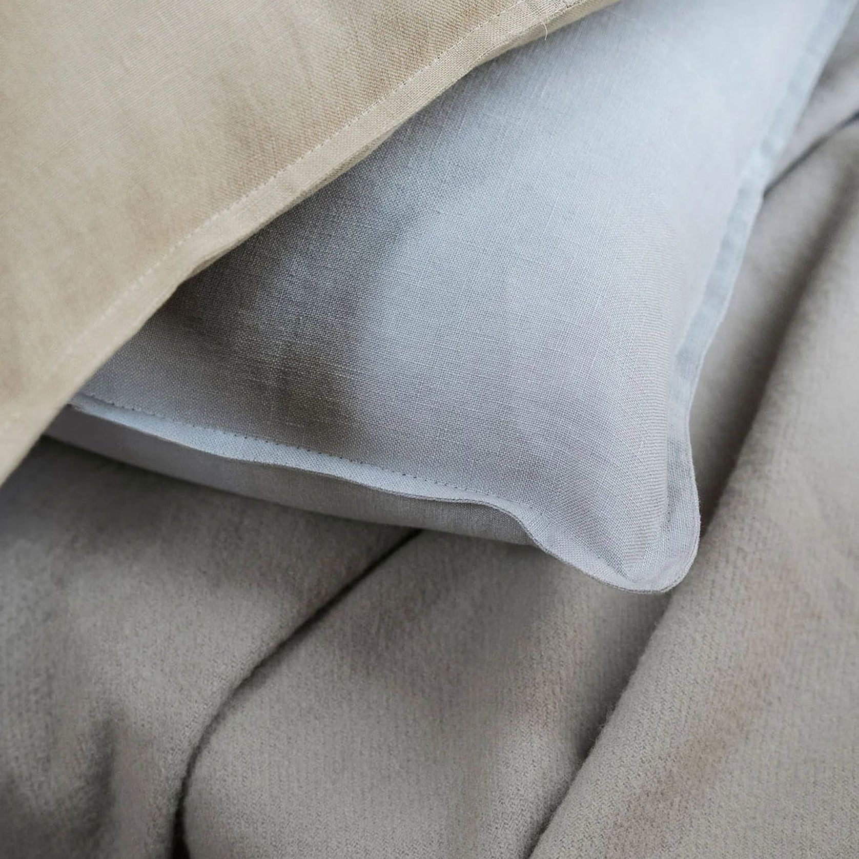 Weave European Linen Como Cushion - Oatmeal | Three Sizes gallery detail image