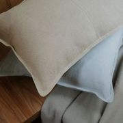 Weave European Linen Como Cushion - Oatmeal | Three Sizes gallery detail image