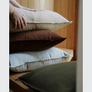Weave European Linen Como Cushion - Oatmeal | Three Sizes gallery detail image