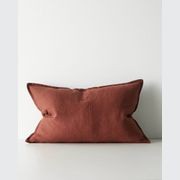 Weave European Linen Como Cushion - Rosewood | Three Sizes gallery detail image