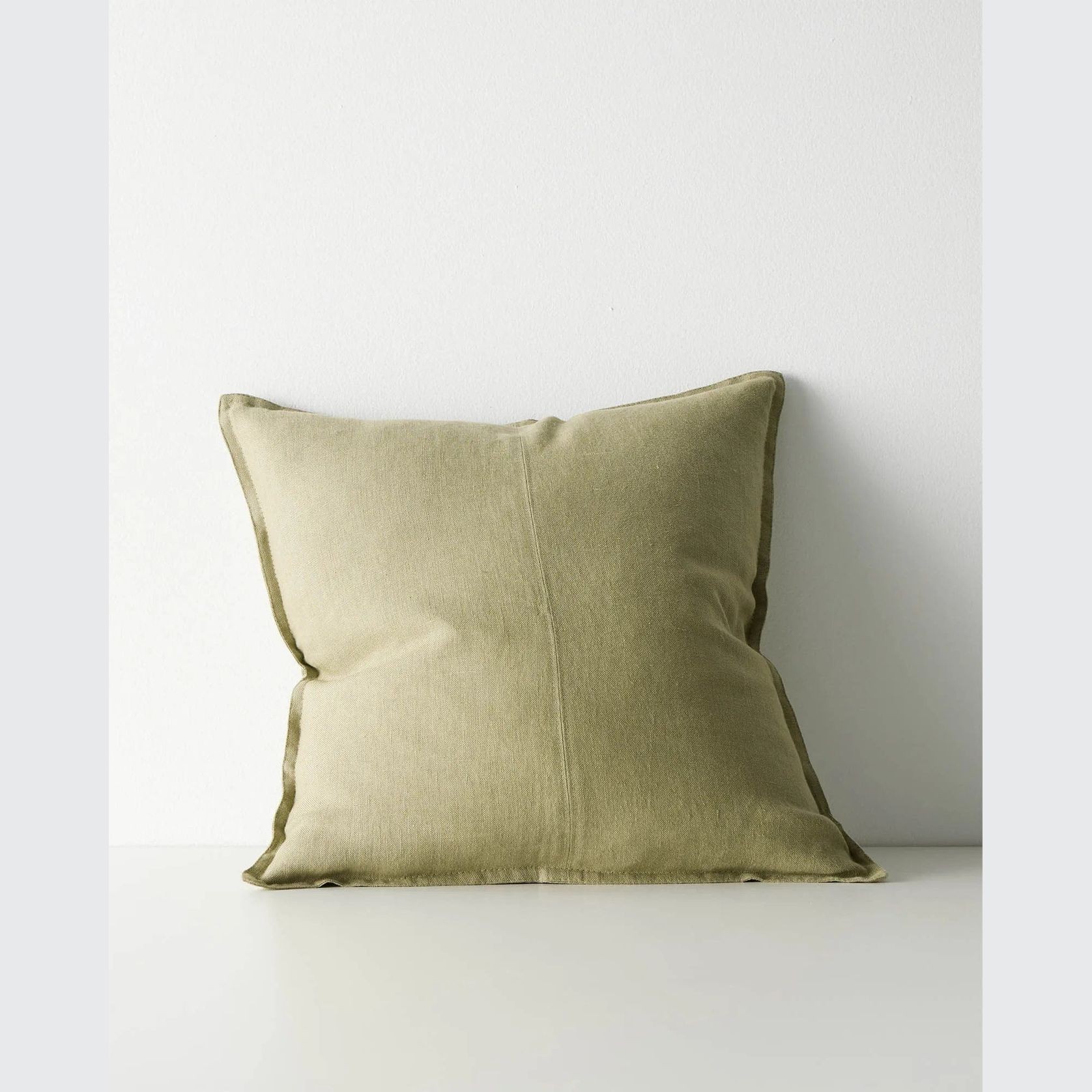 Weave European Linen Como Cushion - Willow | Three Sizes gallery detail image