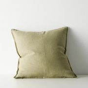 Weave European Linen Como Cushion - Willow | Three Sizes gallery detail image
