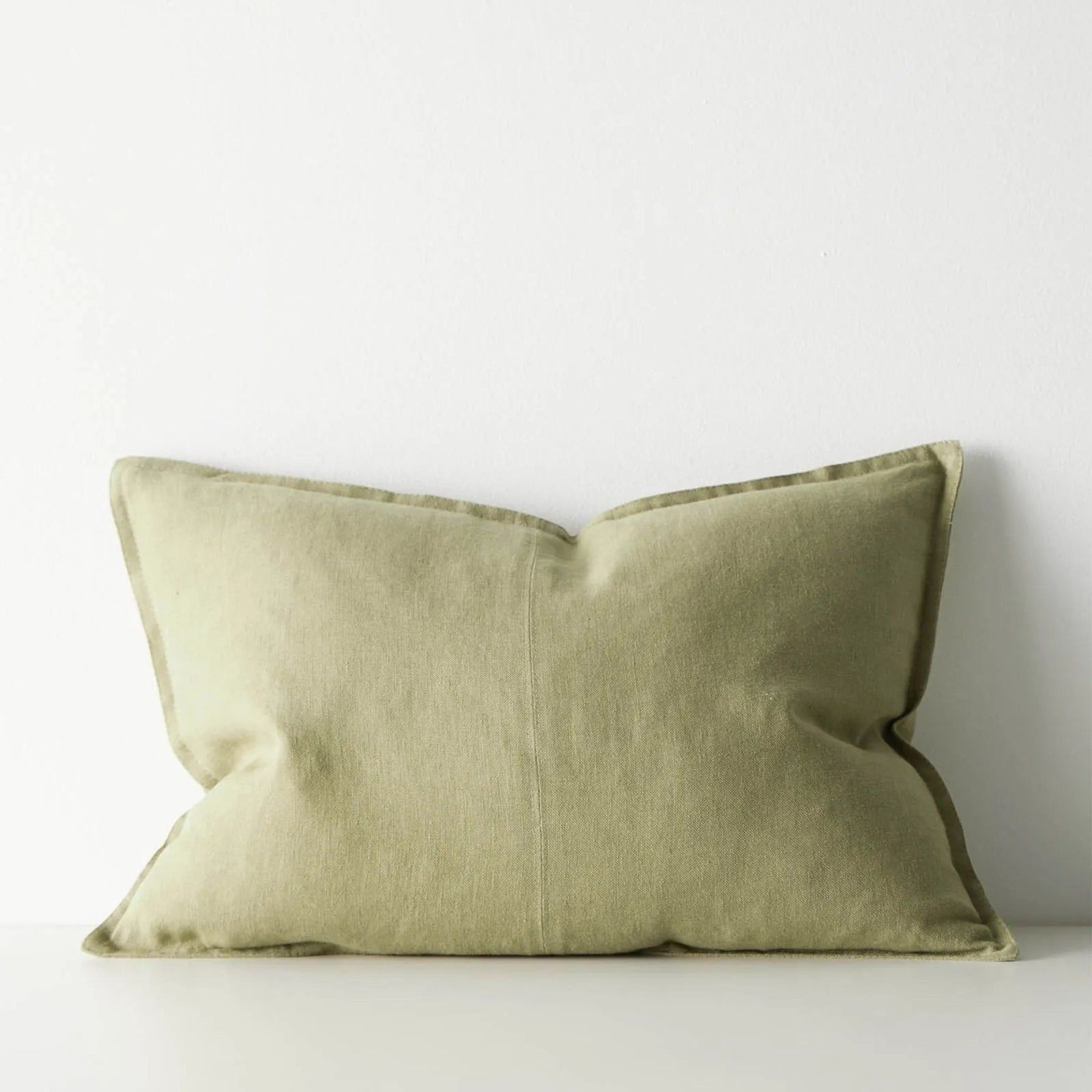 Weave European Linen Como Cushion - Willow | Three Sizes gallery detail image