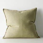 Weave European Linen Como Cushion - Willow | Three Sizes gallery detail image