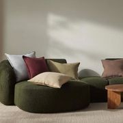 Weave European Linen Como Cushion - Willow | Three Sizes gallery detail image