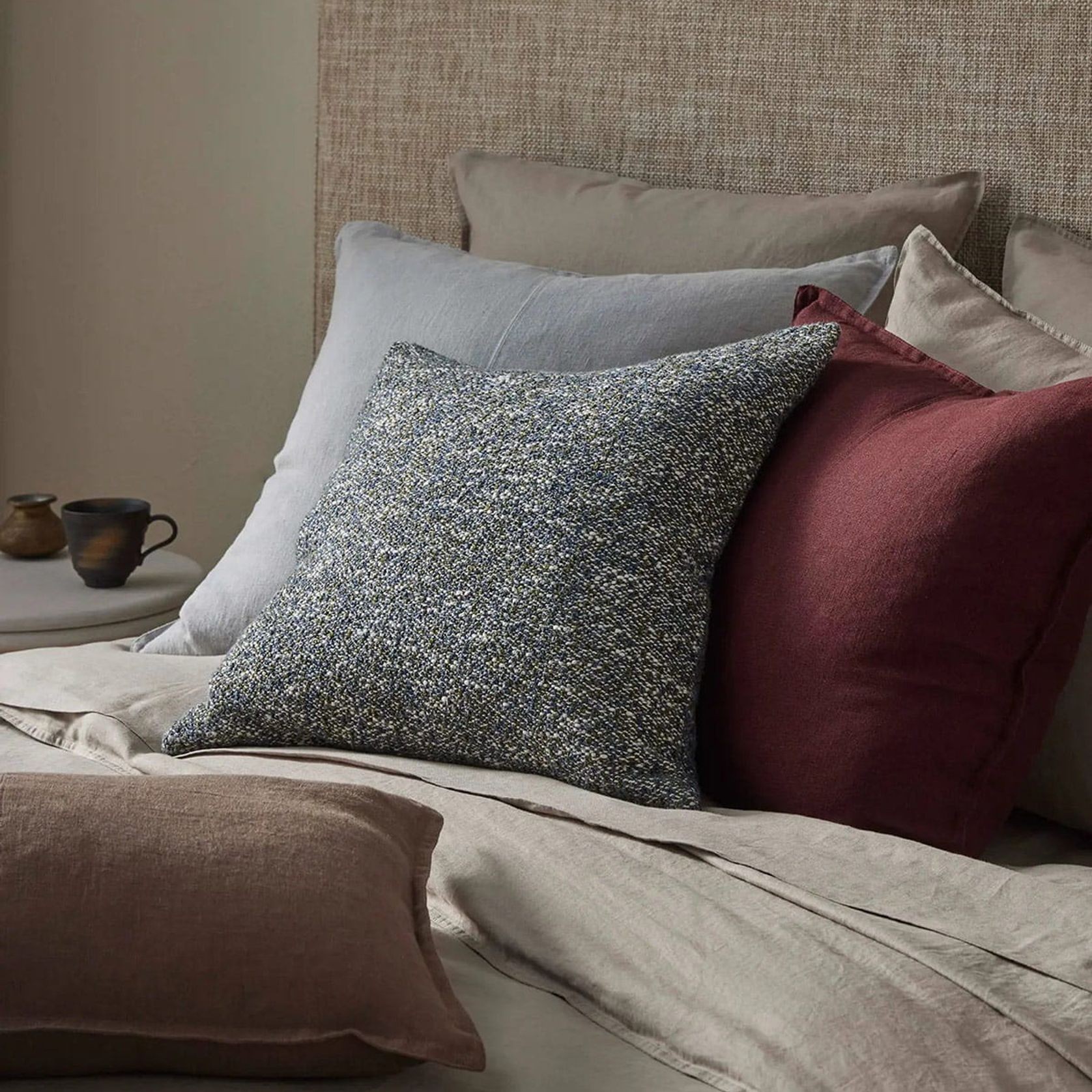 Weave Home Lisette Cushion - Ocean | 50 x 50cm gallery detail image