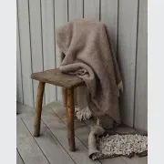 Weave Home Magnus Throw Blanket - Cocoa | 100% Wool gallery detail image