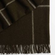 Weave Home Ranfurly Throw - Kelp | 100% Wool | Large Size gallery detail image