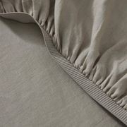 Ravello Linen Flat Sheet - Pebble | Weave Home gallery detail image