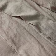 Ravello Linen Flat Sheet - Pebble | Weave Home gallery detail image