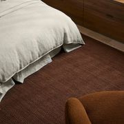 Ravello Linen Flat Sheet - Savanna Pinstripe | Weave Home gallery detail image