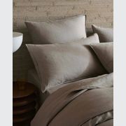 Ravello Linen Pillowcases - Pebble | Standard, King, or Euro gallery detail image
