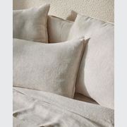 Ravello Linen Pillowcases - Savanna Pinstripe | Standard, King, or Euro gallery detail image