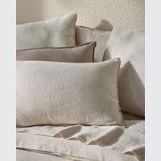 Ravello Linen Pillowcases - Savanna Pinstripe | Standard, King, or Euro gallery detail image