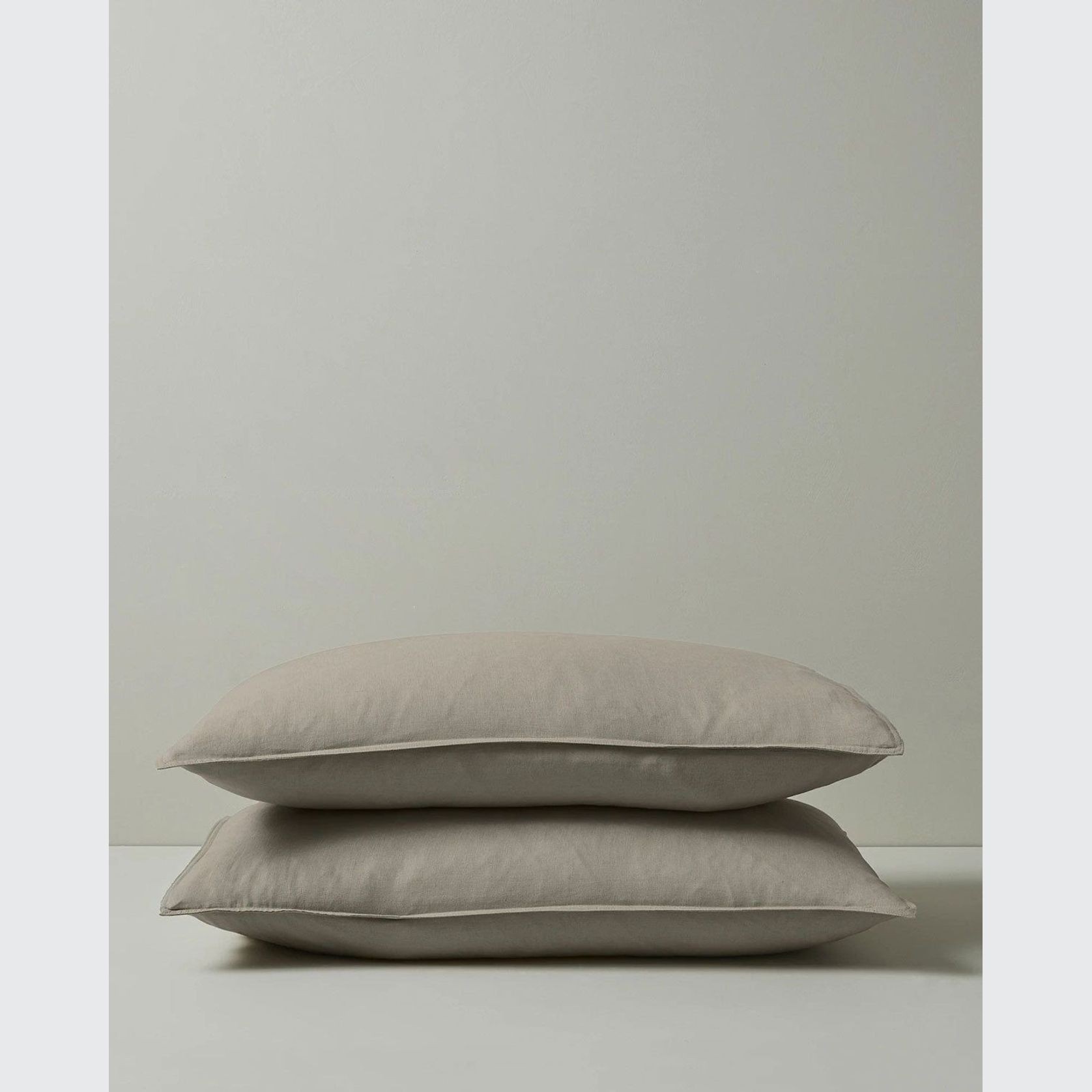Ravello Linen Quilt Cover - Pebble | Weave Home gallery detail image