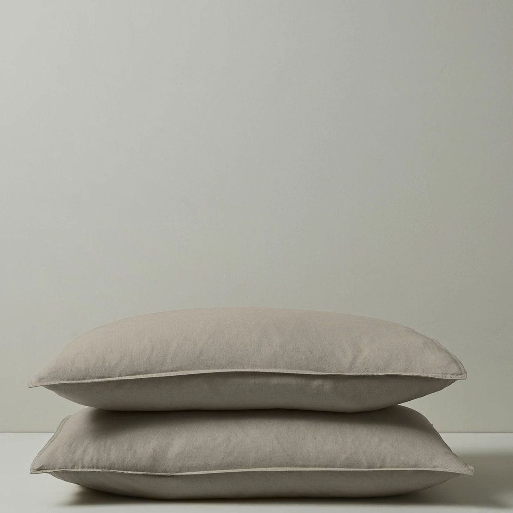 Ravello Linen Quilt Cover - Pebble | Weave Home gallery detail image