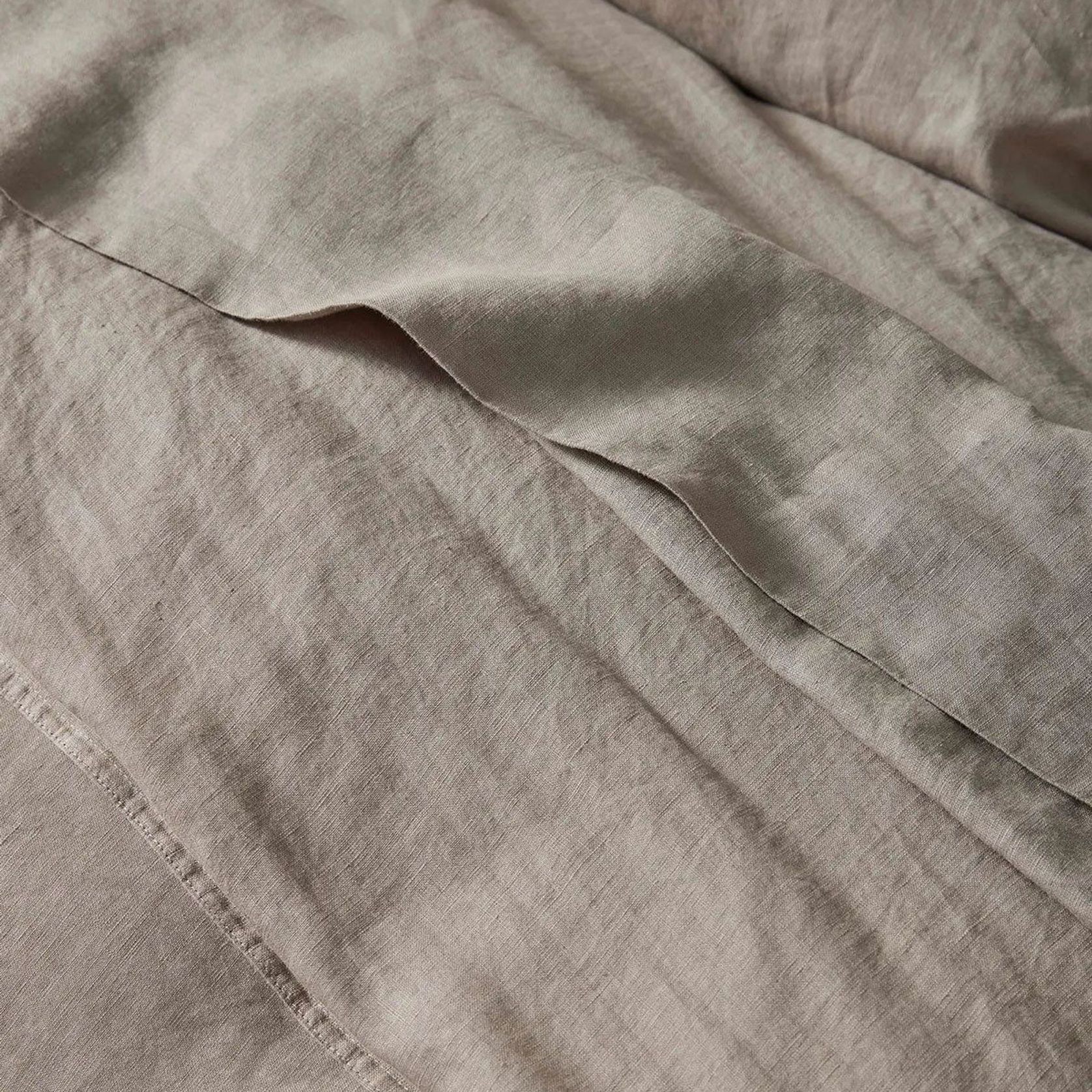 Ravello Linen Quilt Cover - Pebble | Weave Home gallery detail image