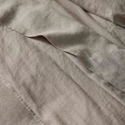 Ravello Linen Quilt Cover - Pebble | Weave Home gallery detail image