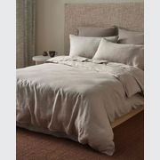 Ravello Linen Quilt Cover - Pebble | Weave Home gallery detail image