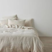 Ravello Linen Quilt Cover - Savanna Pinstripe| Weave Home gallery detail image