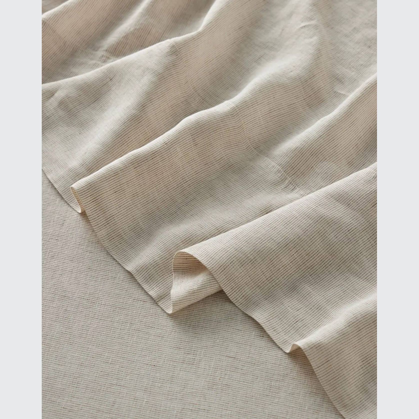 Ravello Linen Quilt Cover - Savanna Pinstripe| Weave Home gallery detail image