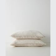 Ravello Linen Quilt Cover - Savanna Pinstripe| Weave Home gallery detail image