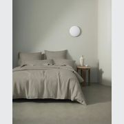 Ravello Linen Fitted Sheet - Pebble | Weave Home gallery detail image