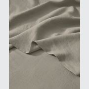 Ravello Linen Fitted Sheet - Pebble | Weave Home gallery detail image