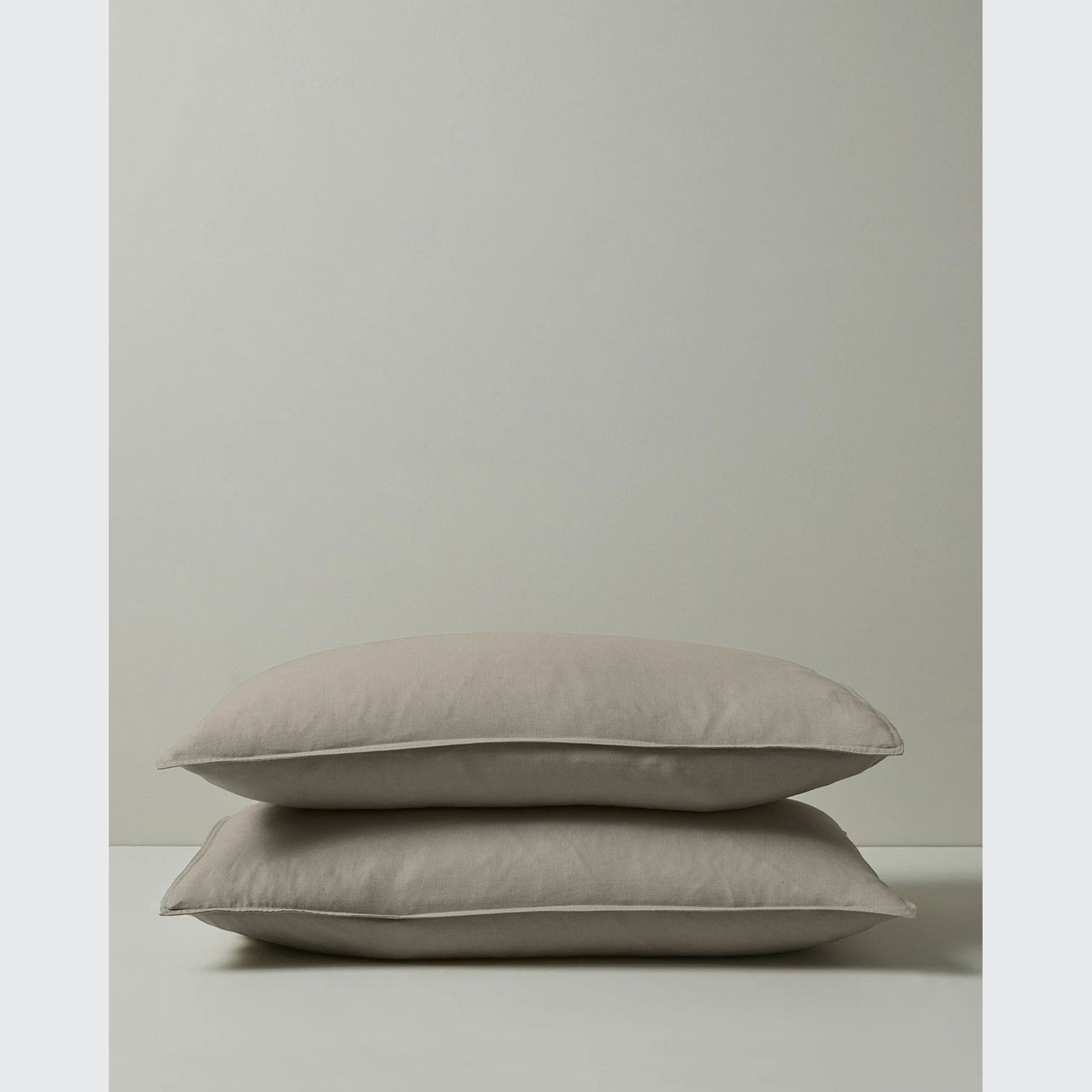 Ravello Linen Fitted Sheet - Pebble | Weave Home gallery detail image
