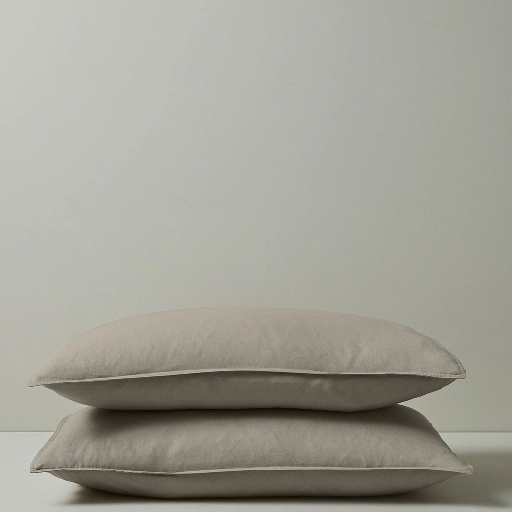 Ravello Linen Fitted Sheet - Pebble | Weave Home gallery detail image