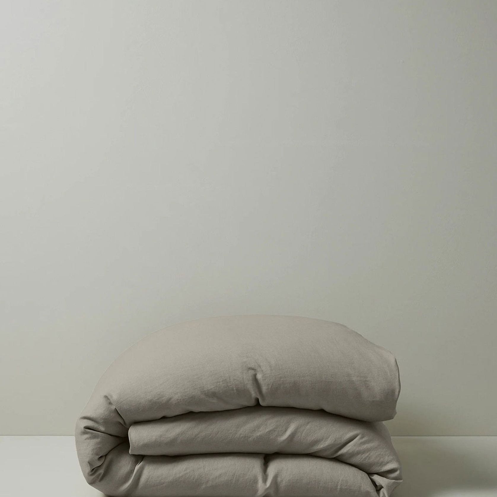 Ravello Linen Fitted Sheet - Pebble | Weave Home gallery detail image