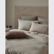 Ravello Linen Fitted Sheet - Pebble | Weave Home gallery detail image