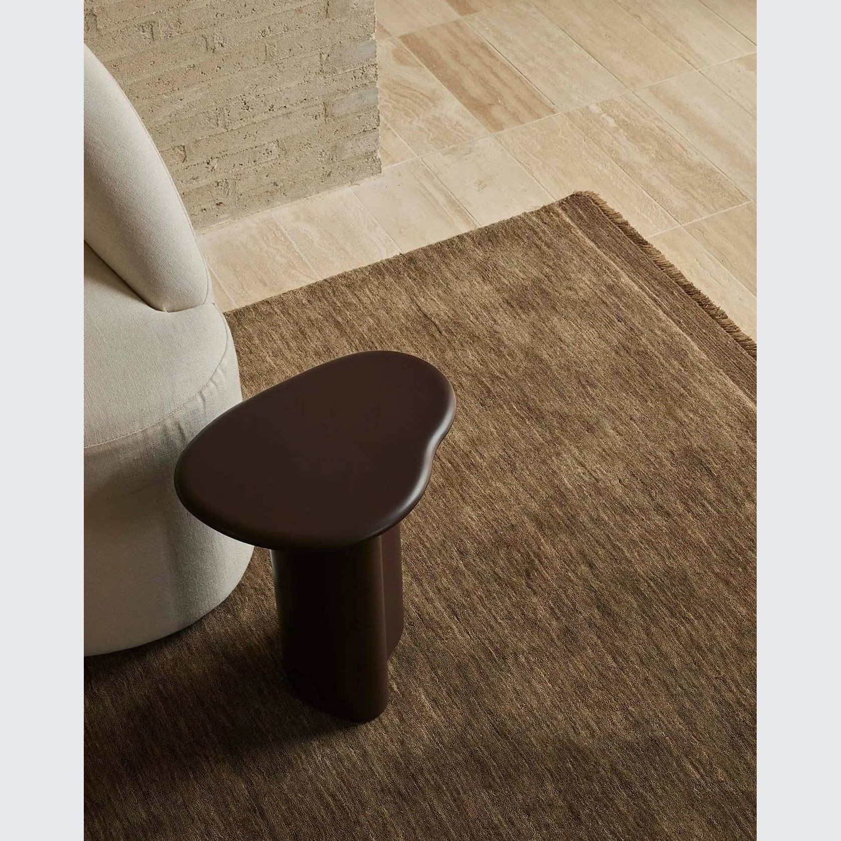 Silvio Walnut Floor Rug | NZ Wool | Two Sizes gallery detail image