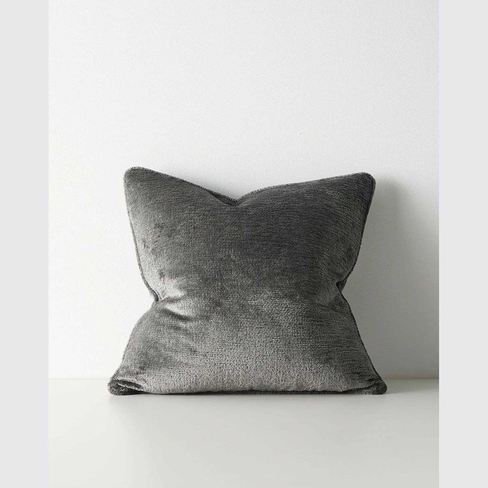 Weave Home Tempo Cushion - Coal | 50 x 50cm gallery detail image