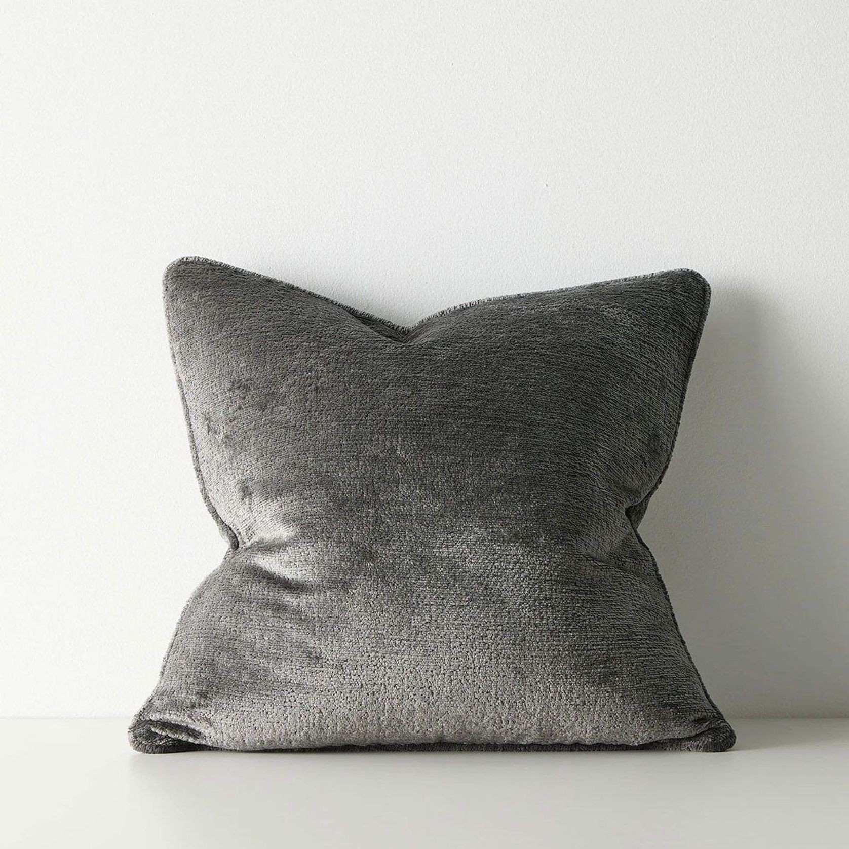 Weave Home Tempo Cushion - Coal | 50 x 50cm gallery detail image