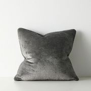 Weave Home Tempo Cushion - Coal | 50 x 50cm gallery detail image