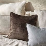 Weave Home Tempo Cushion - Cocoa | 50 x 50cm gallery detail image