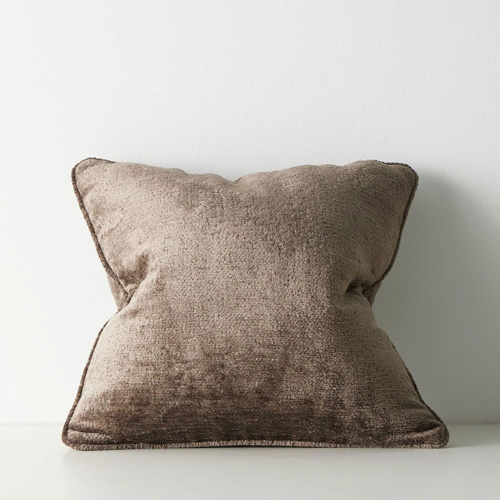 Weave Home Tempo Cushion - Cocoa | 50 x 50cm gallery detail image
