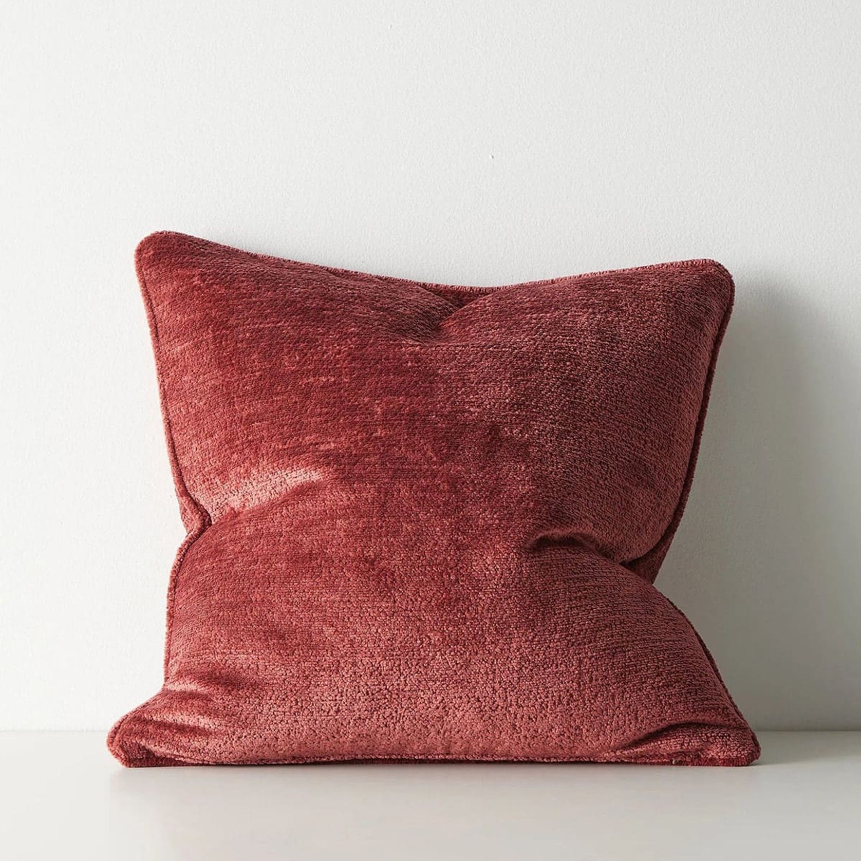 Weave Home Tempo Cushion - Ruby | 50 x 50cm gallery detail image