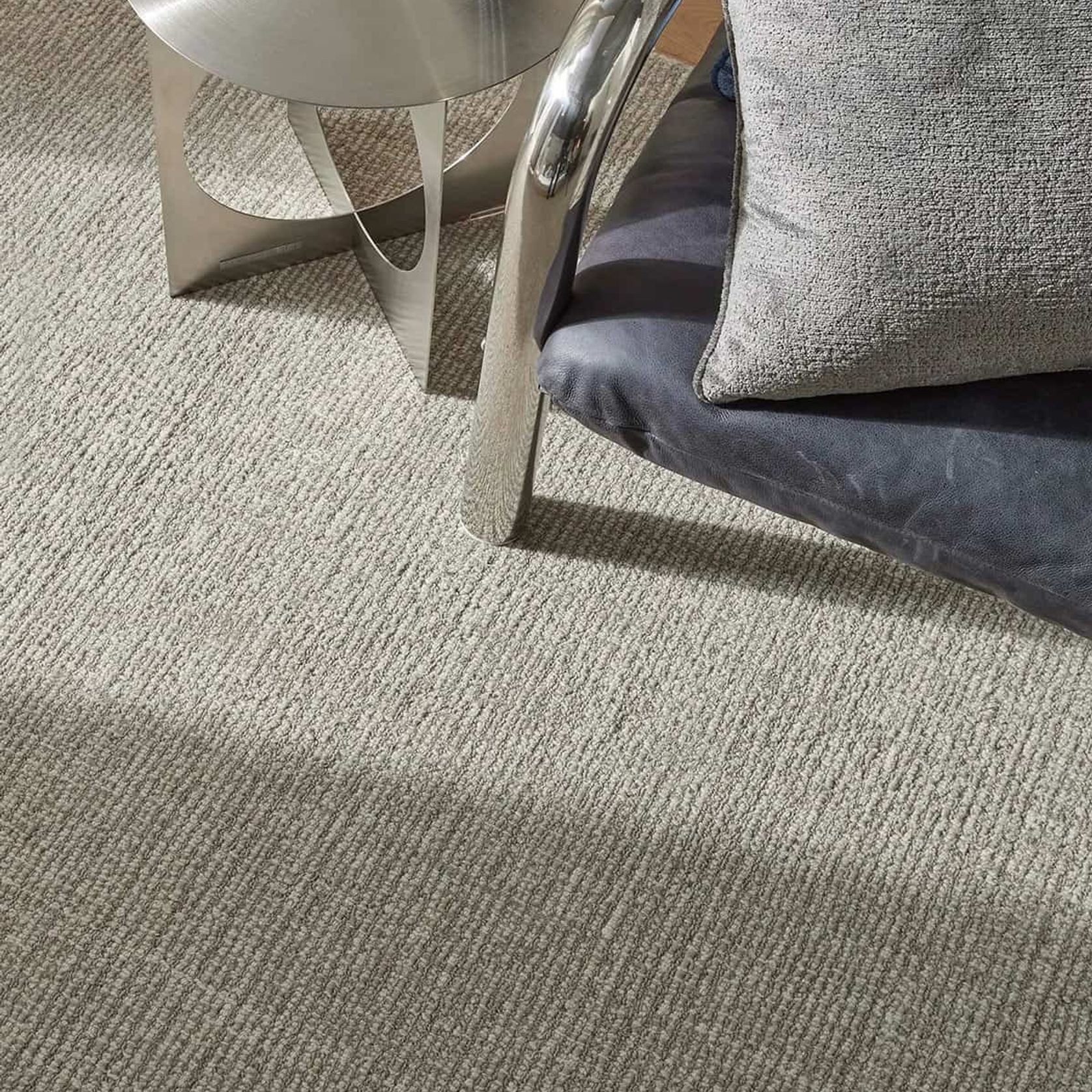 Weave Home Tempo Cushion - Steel | 50 x 50cm gallery detail image