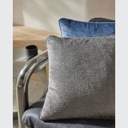 Weave Home Tempo Cushion - Steel | 50 x 50cm gallery detail image