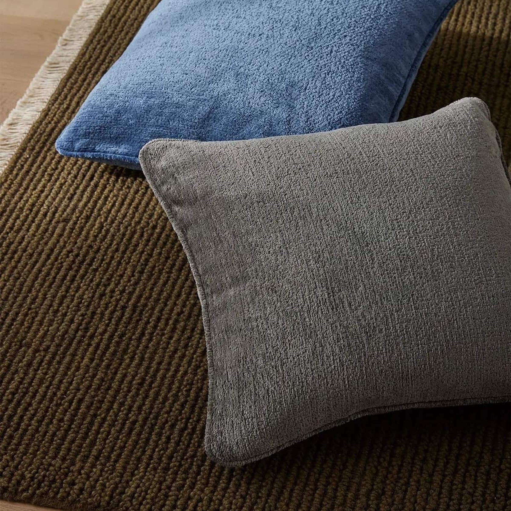 Weave Home Tempo Cushion - Steel | 50 x 50cm gallery detail image